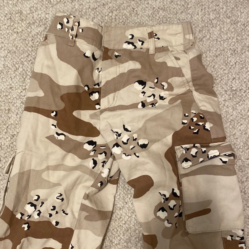 Cargo pants beige camel